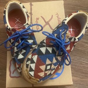 Twisted X Hooey Casual B Toe Canvas Shoe 6.5M